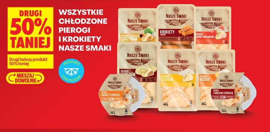 Chłodzone pierogi i krokiety Nasze Smaki +8 wariantów