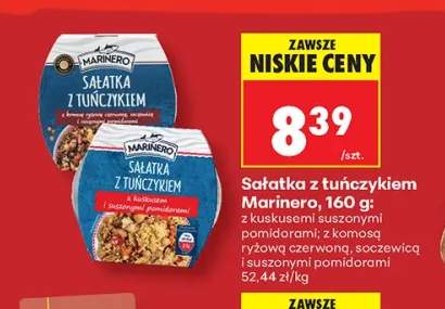 Sałatka z tuńczykiem z kuskusem i suszonymi pomidorami Marinero +1 wariant