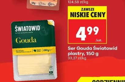 Ser gouda w plastrach Światowid