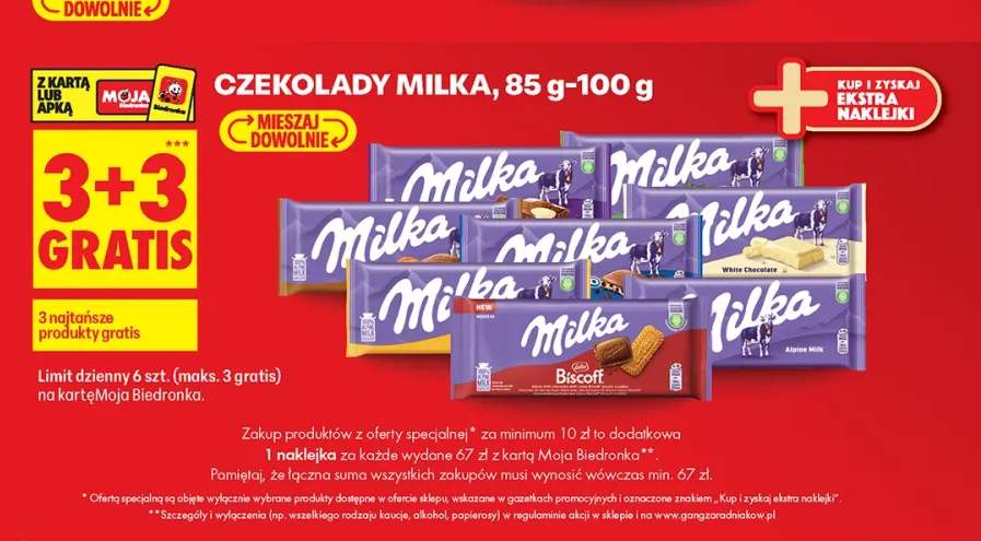 Czekolady Milka
