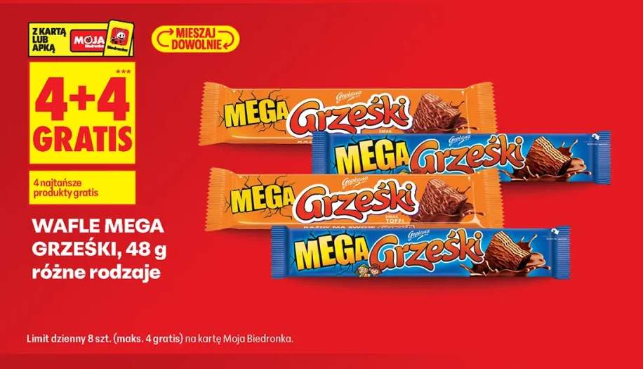 Wafle Mega Grześki