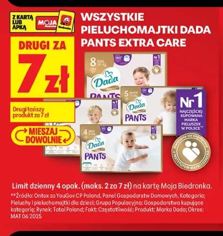 Pieluchomajtki Dada Pants Extra Care