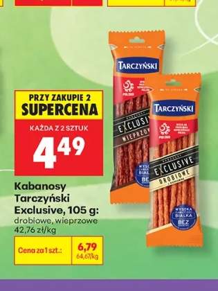 Kabanosy Tarczyński Exclusive drobiowe +1 wariant