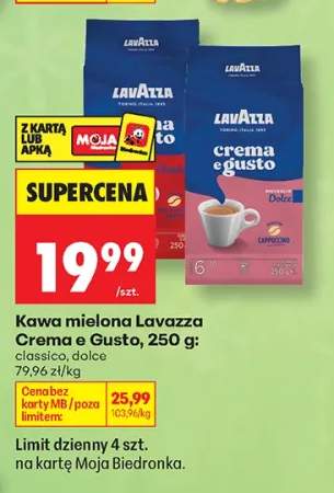 Kawa mielona Lavazza Crema e Gusto Classico +1 wariant