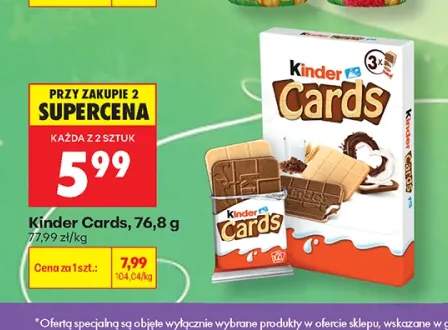 Wafle Kinder Cards