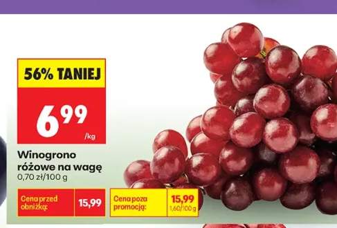 Winogrona różowe