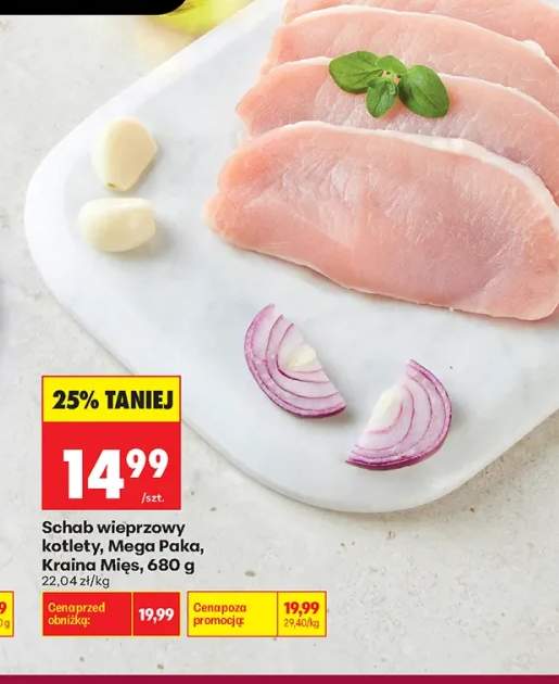 Schab wieprzowy kotlety Mega Paka Kraina Mięs