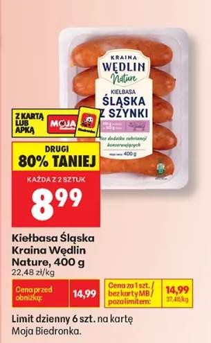 Kiełbasa Śląska Kraina Wędlin Nature