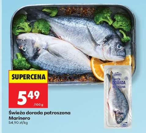Świeża dorada patroszona Marinero