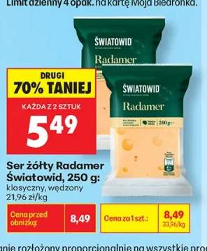 Ser żółty Radamer klasyczny Światowid +1 wariant