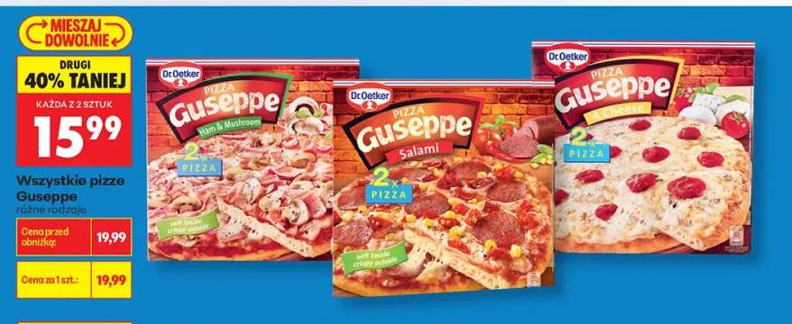 Pizze Guseppe Dr.Oetker +3 warianty