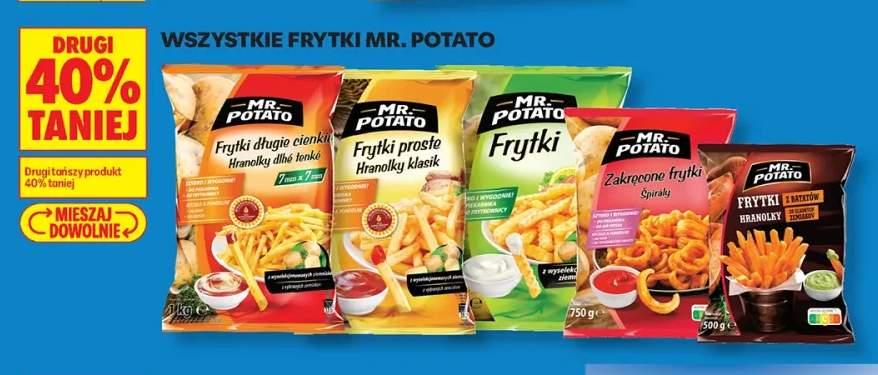 Frytki Mr. Potato +4 warianty