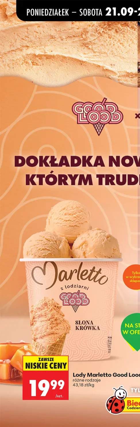 Lody Marletto Good Lood słona krówka