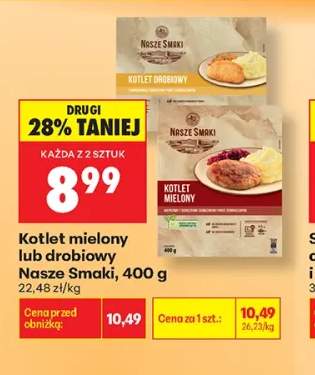 Kotlet drobiowy Nasze Smaki +1 wariant