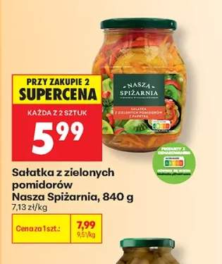 Sałatka z zielonych pomidorów Nasza Spiżarnia