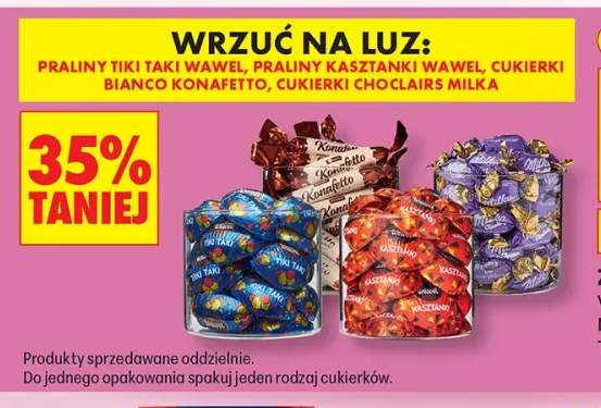 Praliny Tiki Taki Wawel +3 warianty