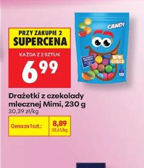 Drażetki z czekolady mlecznej Mimi Candi