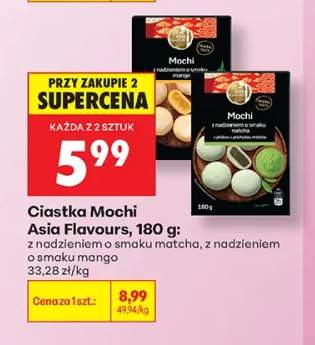 Ciastka Mochi Asia Flavours z nadzieniem o smaku matcha +1 wariant