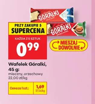 Wafelek Góralki orzechowy +1 wariant