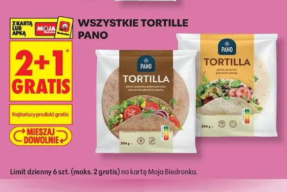 Tortille Pano +2 warianty