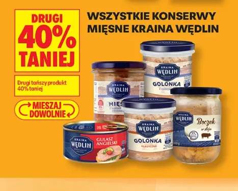 Konserwy mięsne Kraina Wędlin +5 wariantów