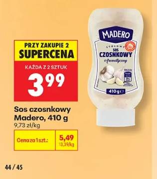 Sos czosnkowy Madero