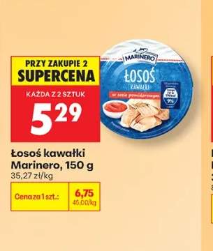 Łosoś kawałki Marinero