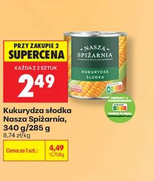 Kukurydza słodka Nasza Spiżarnia