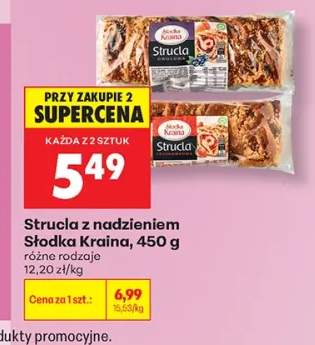 Strucla z nadzieniem Słodka Kraina