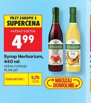 Syrop Herbarium malina z cytryną +1 wariant