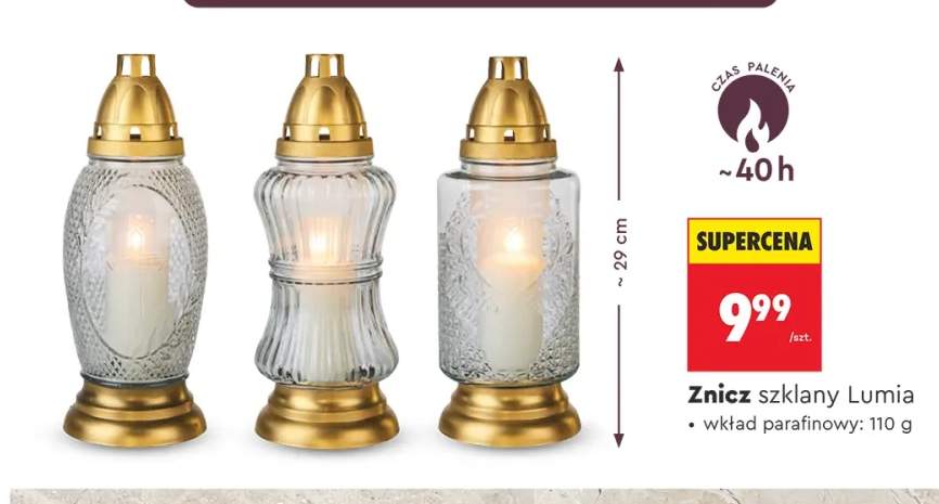 Znicz szklany Lumia