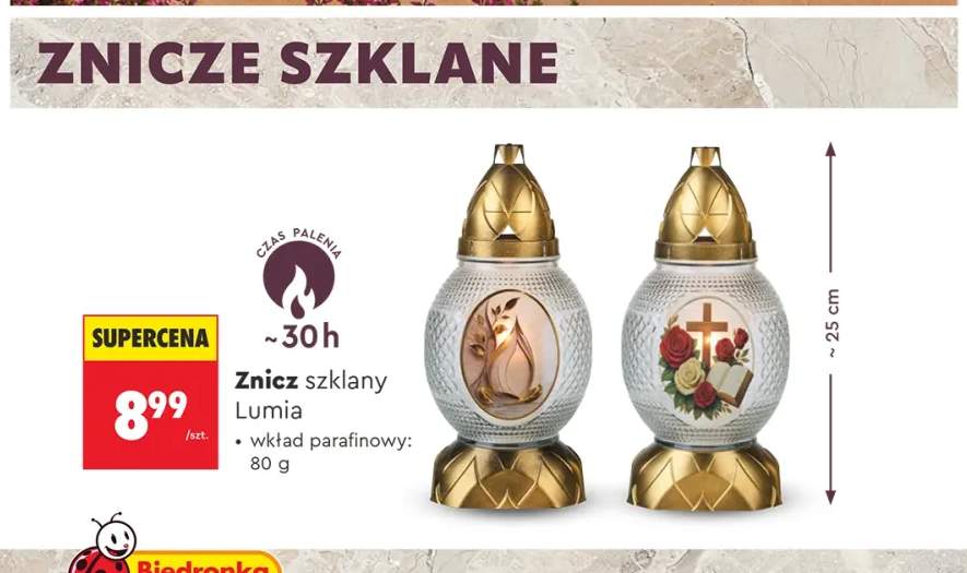 Znicz szklany Lumia