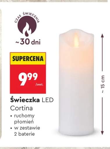 Świeczka LED Cortina