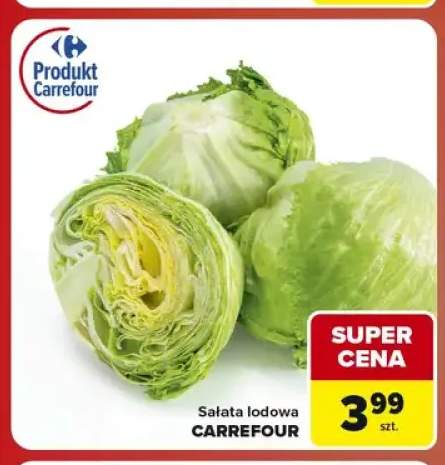 Sałata lodowa Carrefour