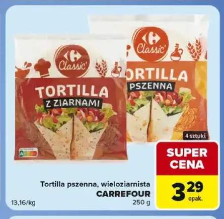 Tortilla wieloziarnista Carrefour +1 wariant