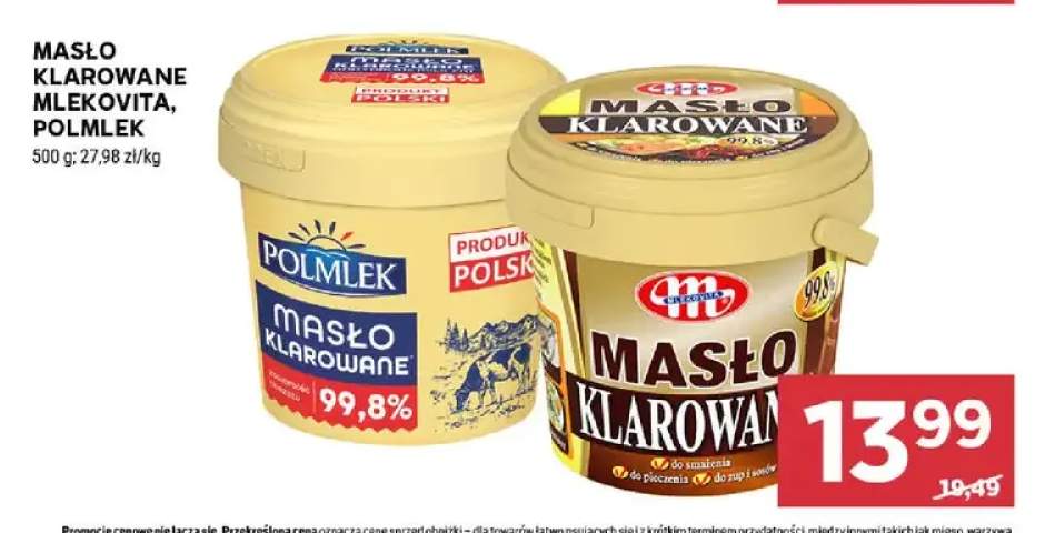 Masło klarowane Polmlek +1 wariant
