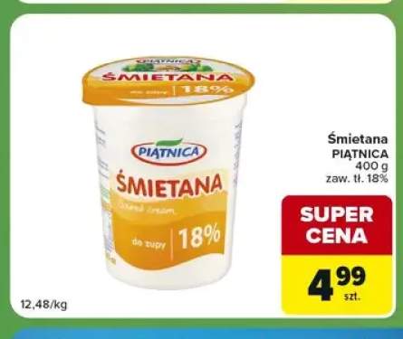 Śmietana Piątnica 18%