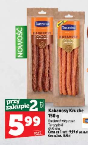 Kabanosy Kruche drobiowe Tarczyński +1 wariant