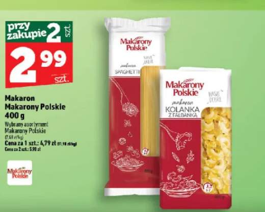 Makaron spaghetti Makarony Polskie +1 wariant