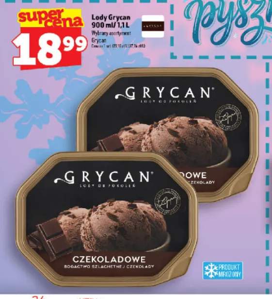 Lody Grycan 900 ml +1 wariant
