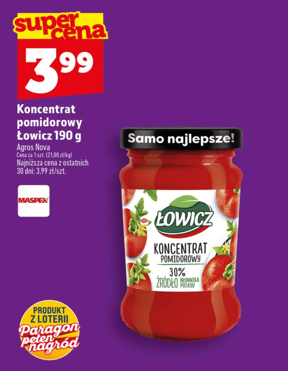 Koncentrat pomidorowy Łowicz
