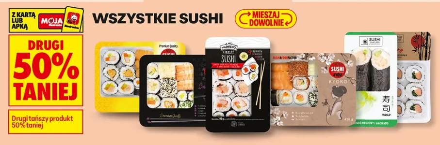 Sushi wrap łosoś pieczony i awokado Sushi Sakura +4 warianty