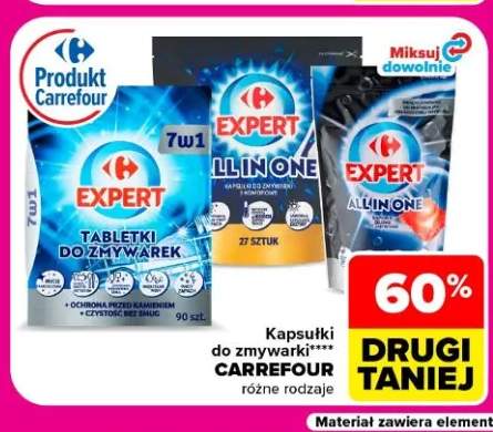 Kapsułki do zmywarki Carrefour