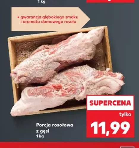 Porcja rosołowa z gęsi