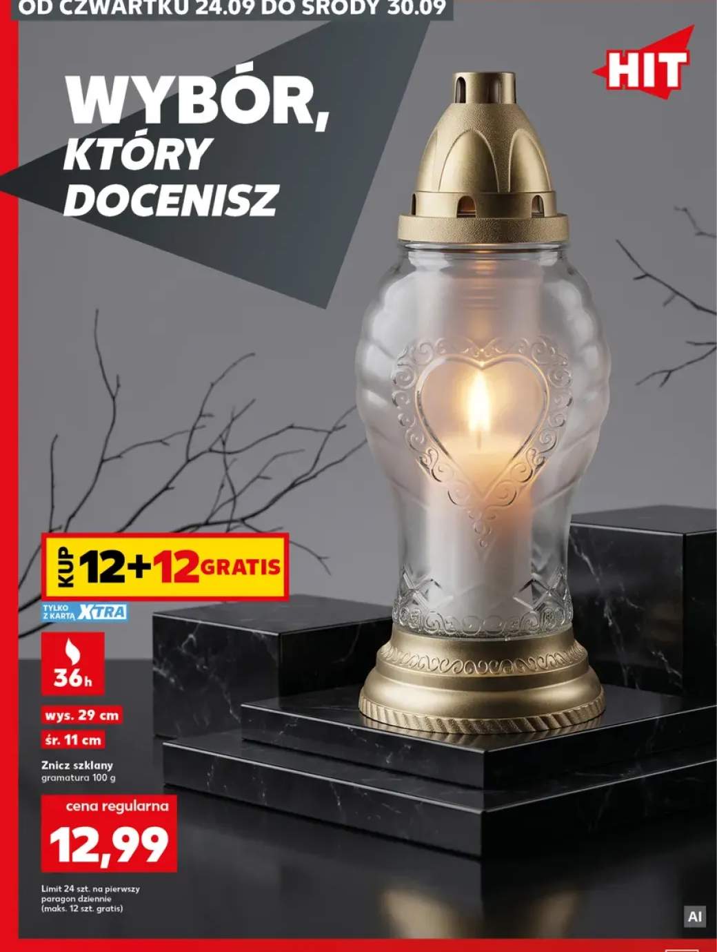 Znicz szklany