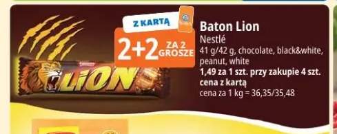 Baton Lion chocolate +3 warianty