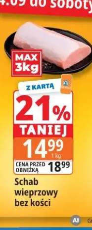 Schab wieprzowy bez kości