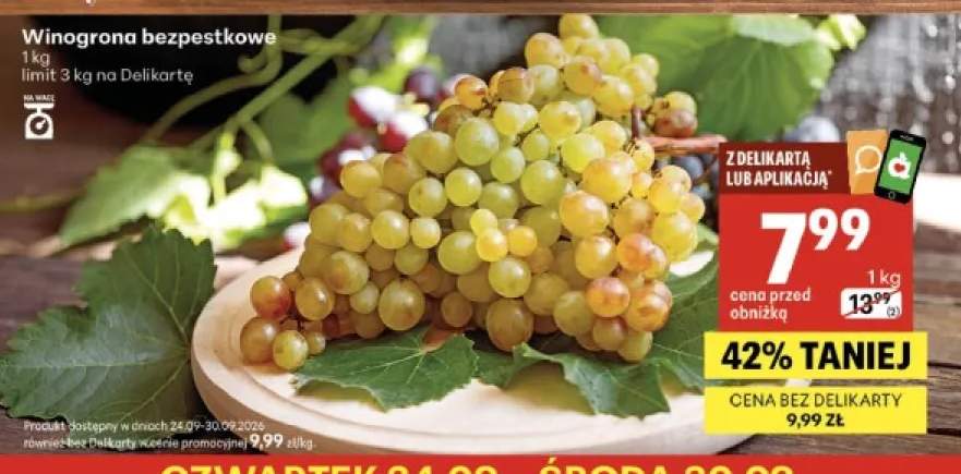 Winogrona bezpestkowe