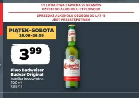 Piwo Budweiser Budvar Original