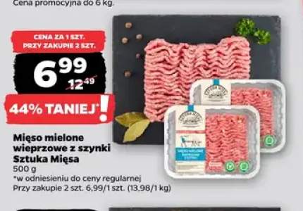 Mięso mielone wieprzowe z szynki Sztuka Mięsa